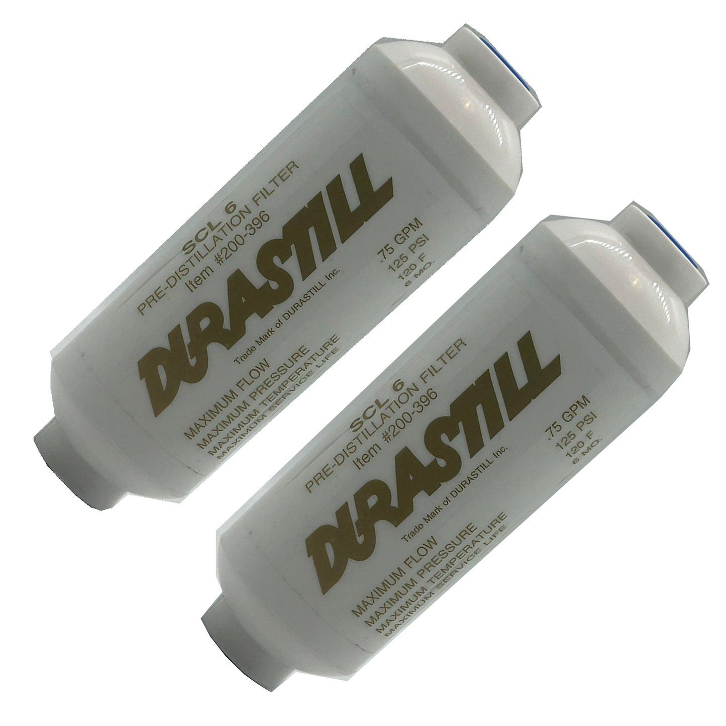 2-Pack Durastill Scale Inhibitor (Gold Label) Pre-Filter 6" #200-396