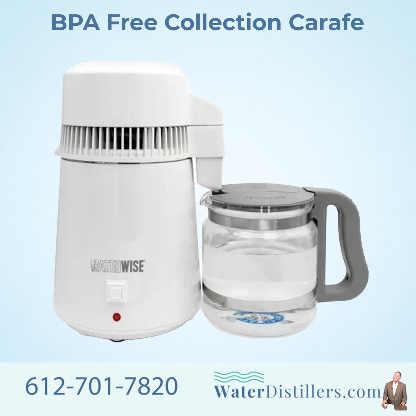 Waterwise 4000 Compact Countertop Water Distiller Bundle