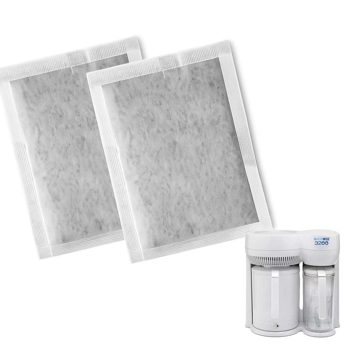 Waterwise 3200 Post Filter – 2-Pack VOC Coconut Carbon Filters (OEM)