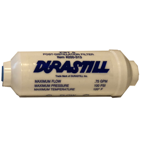 Single Durastill Charcoal Post-Filter #WD200-313 6" Original Manufacturer Equipment