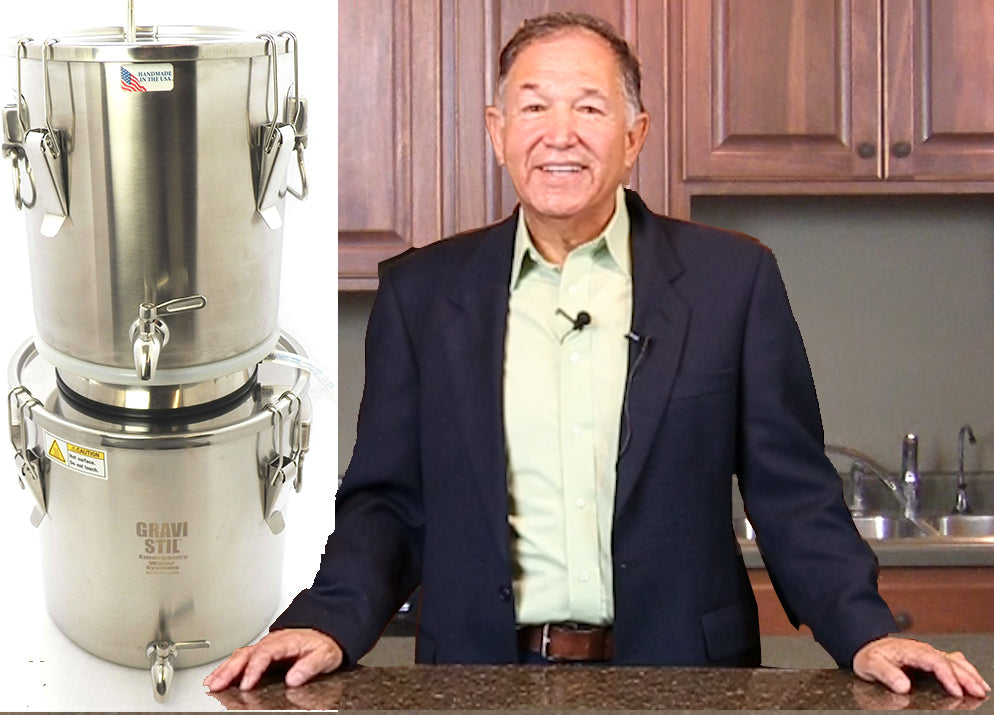 Enhanced Solar Powered Emergency Survival Water Distiller Multi-Purpose Distiller and Gravity Filter Combination with Auto Fill Feature and Stainless Steel Drip Tube