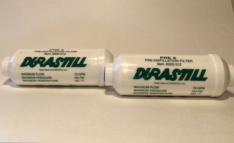 2-Pack Durastill Pre-Filter 6" #200-312. FREE Continental USA Shipping (48 States)