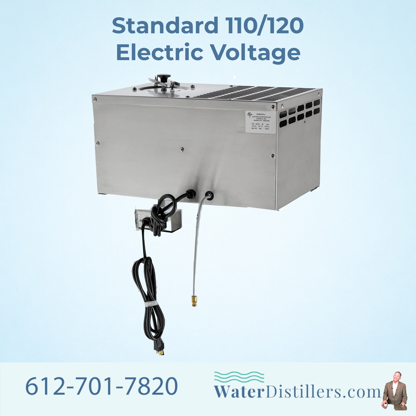 Durastill 30J Water Distiller Head  – 8 GPD Automatic Water Distiller