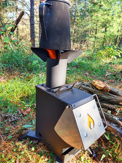 Rocket Stove for Non-Electric Emergency Water Distillers Model 50 BMG