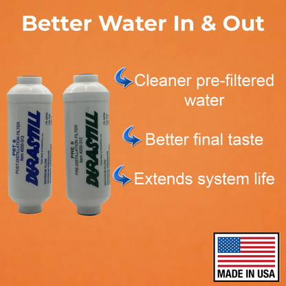 Durastill-2-Pack-Combo-_-6-Inch-Pre-Filter-_-Post-Filter-Set for better water in and out
