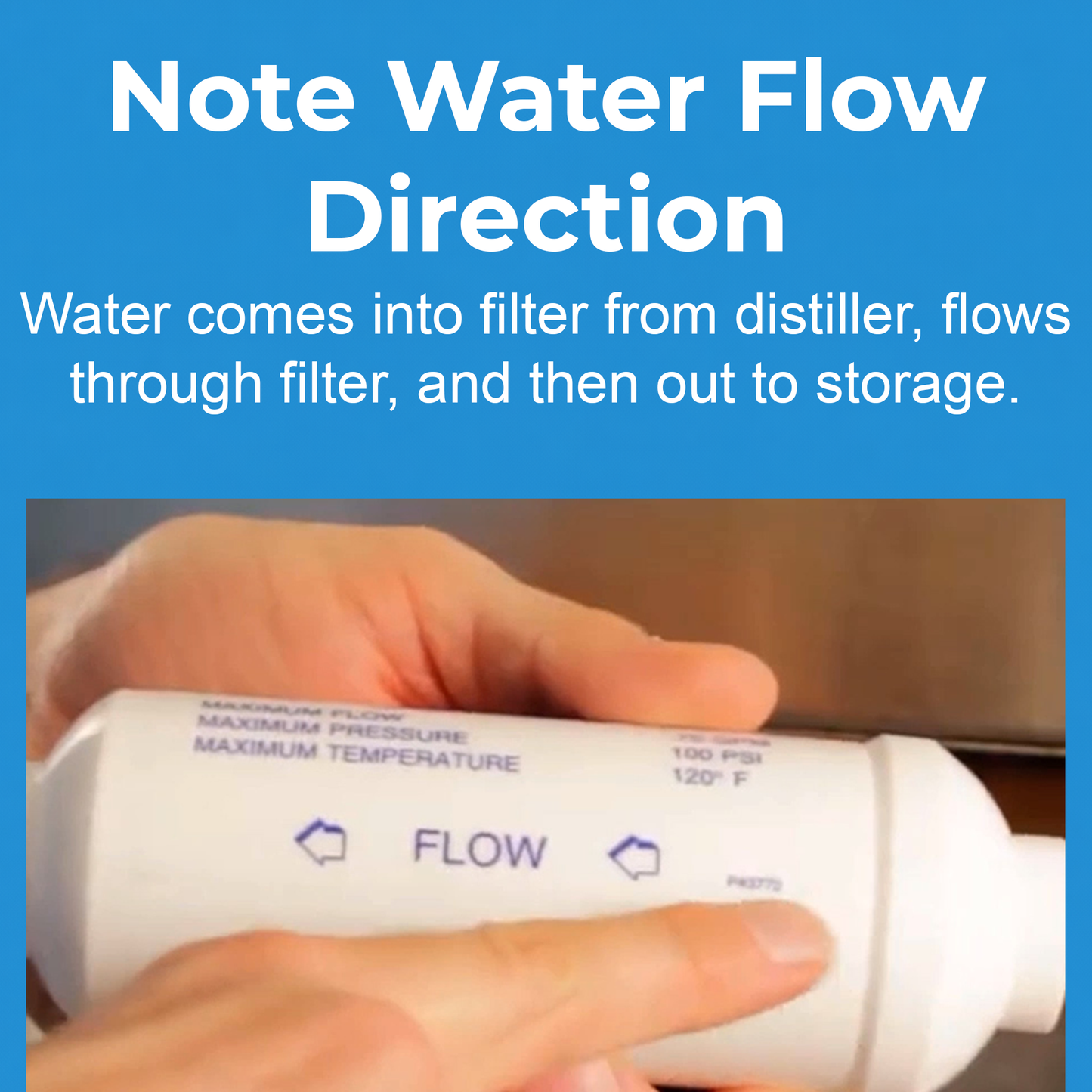 Durastill-Charcoal-Post-Filter-OEM-replacement-200313-water-flow-direction