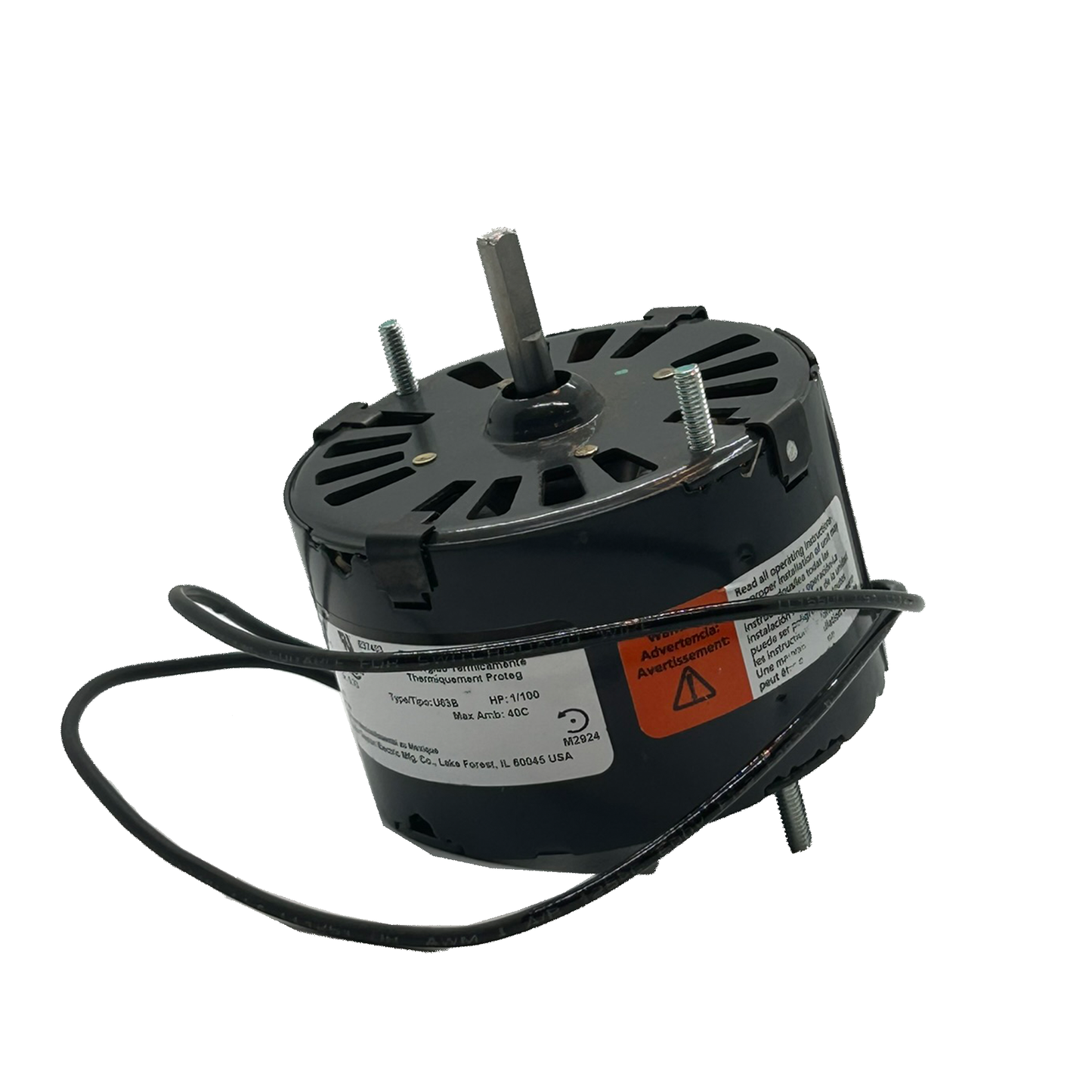 Durastill Fan Motor (no blade) Part #WD200-003 for model 30 and 46 Distillers 110 Volt with FREE 48 State Continental USA Shipping