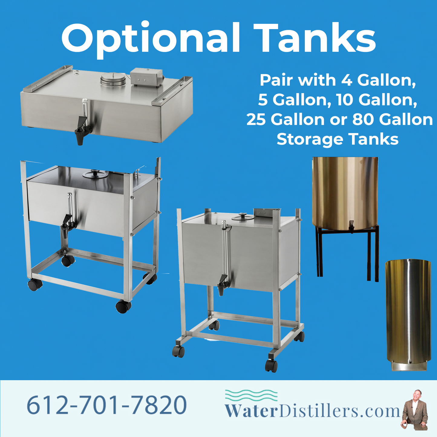 Durastill 30J Water Distiller Head  – 8 GPD Automatic Water Distiller