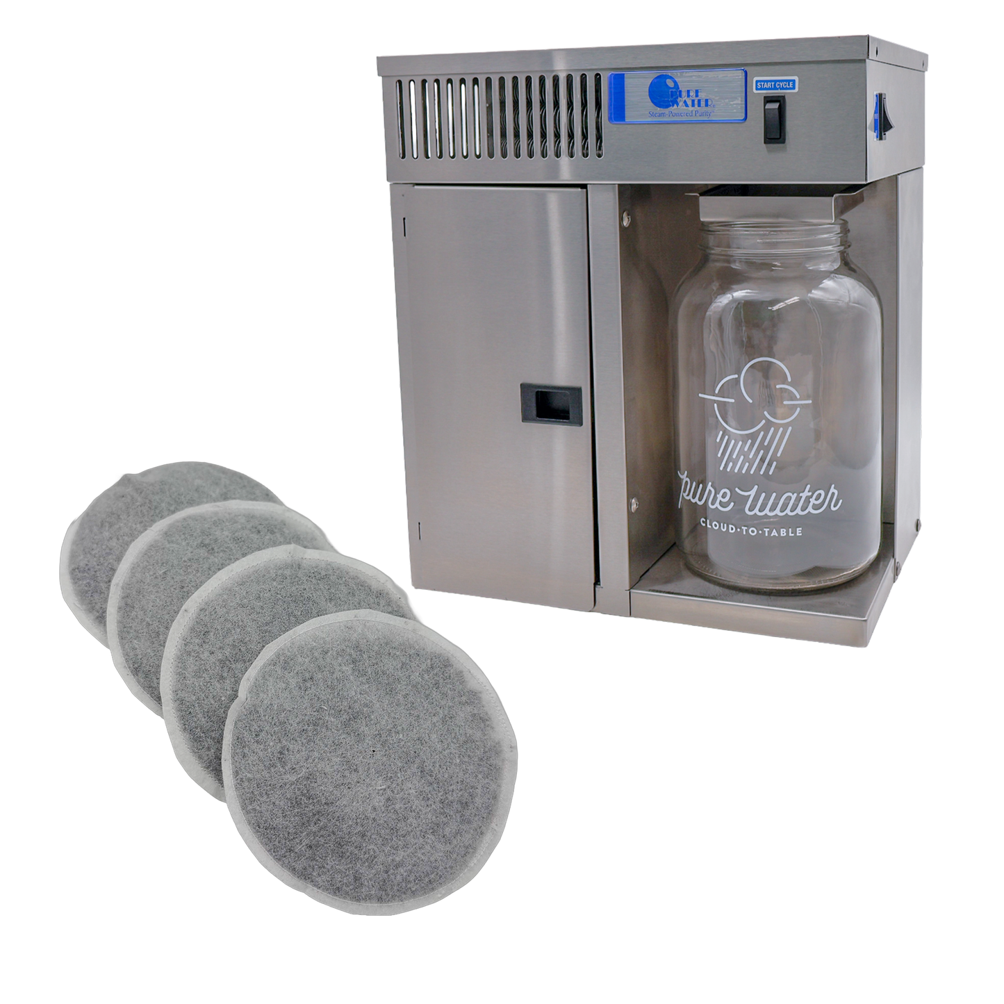 Mini Classic CT  Water Distiller + 4-Pack of Filters