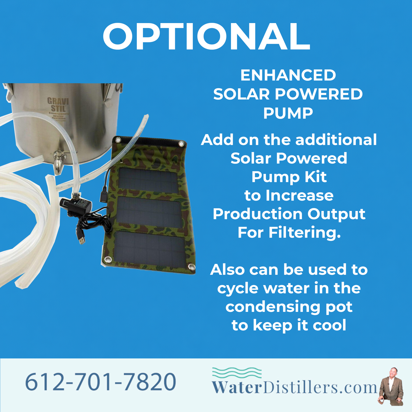 Multi-Purpose Emergency Survival Distiller – Non-Electric Portable Water Distiller/Purifier