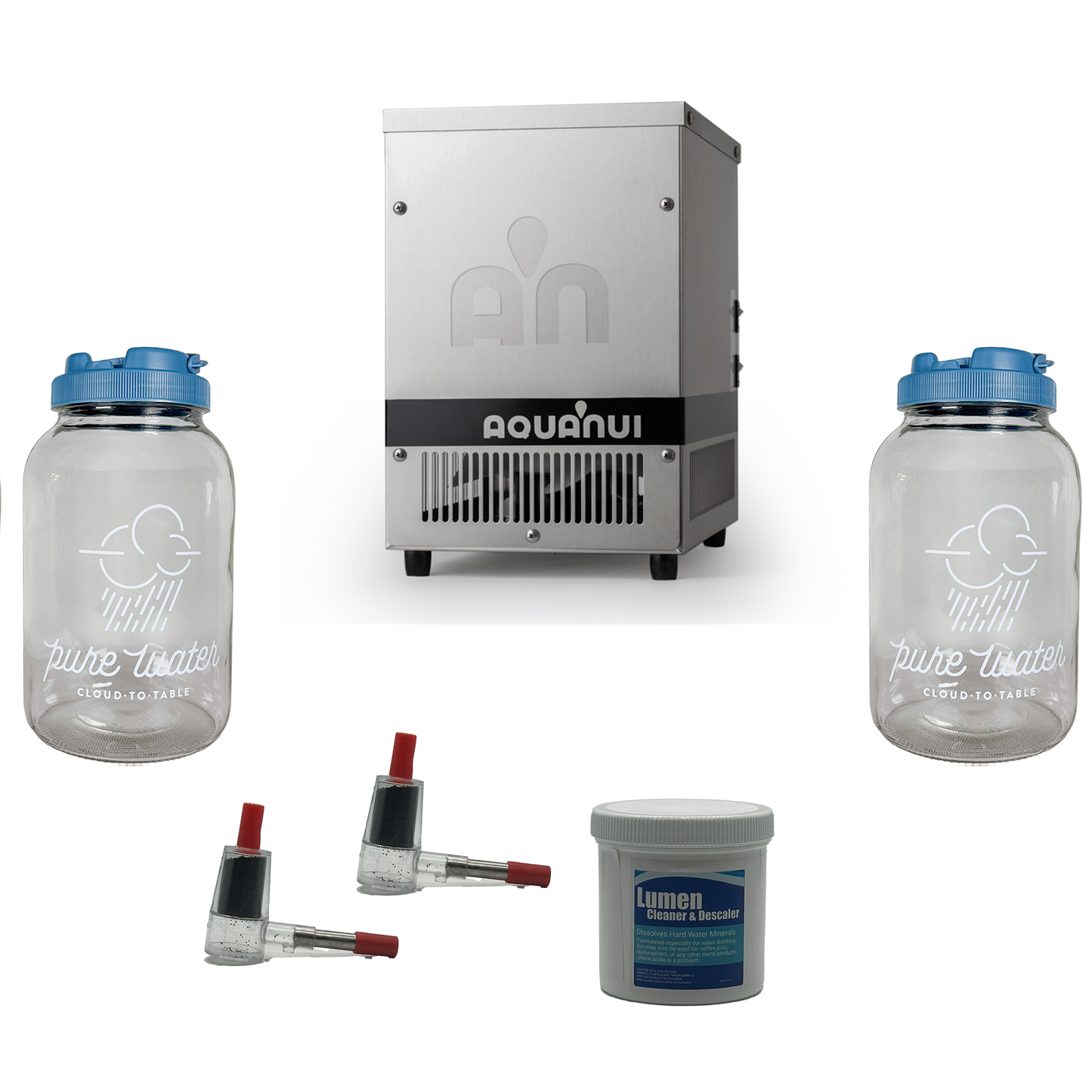 SteamPure AquaNui Water Distiller Premium Countertop Bundle