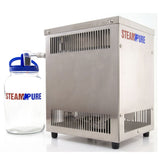 SteamPure Water Distiller Plus 4 Glass One Gallon Storage Bottles