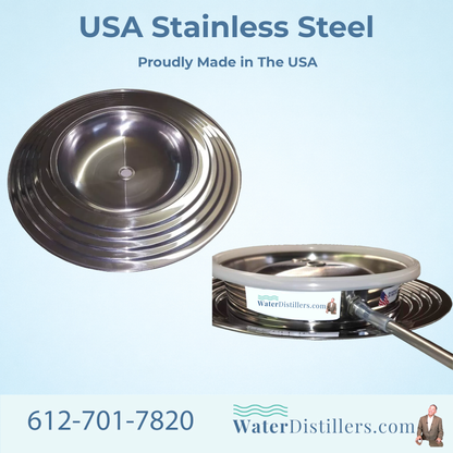 Survival Non‑Electric Compact Water Distiller for Emergency and Survivor Situations