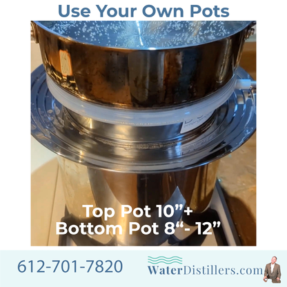 Survival Non‑Electric Compact Water Distiller for Emergency and Survivor Situations