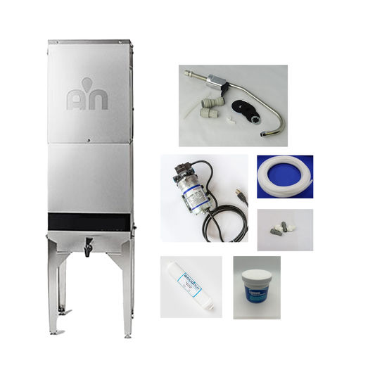 USA Water Distillers WDAN1010 Water Distiller – 10 Gallon/Day, 10 Gallon Tank, Automatic Fill, Home Convenience Kit