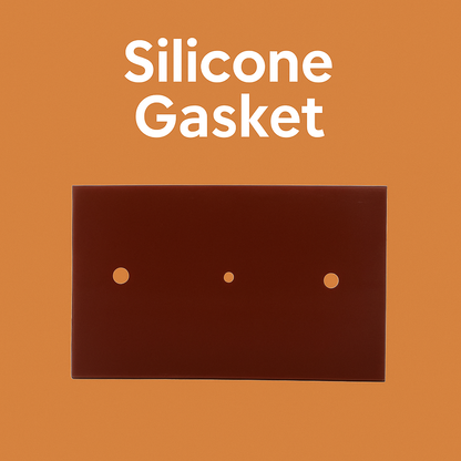 Silicone gasket for Durastill 30 and 46 series float assembly, OEM reinforcement layer for leak prevention