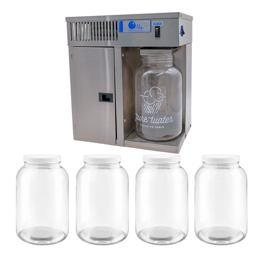 Mini Classic CT Distiller + 4 Glass One Gallon Storage Bottles