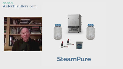 SteamPure AquaNui Water Distiller Premium Countertop Bundle