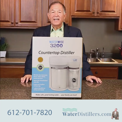 Waterwise 3200 Classic Countertop (CT) Home Water Distiller Bundle