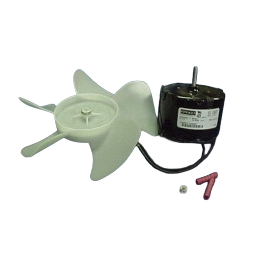 240 Volt Fan motor kit for Most Pure Water Models , w/blade & connector. Part # WD653V