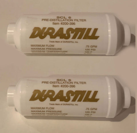 2-Pack Durastill Scale Inhibitor (Gold Label) Pre-Filter 6" #200-396. FREE Continental USA Shipping (48 States)