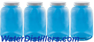 4 Glass One Gallon Storage Jars